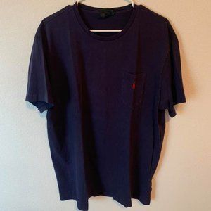 Navy POLO T - Men’s L